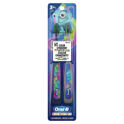 Oral-B Toothbrush Kids X-Soft Battery Powered Color Changing
