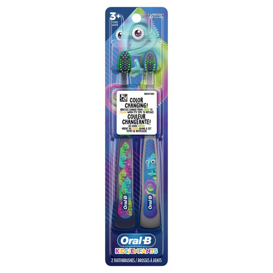 Oral-B Toothbrush Kids X-Soft Battery Powered Color Changing