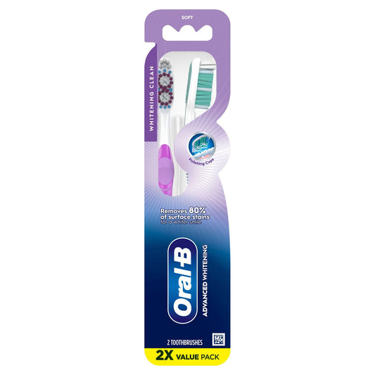 Oral-B Toothbrush Vivid Whitening Soft 4 Count