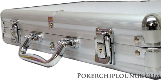 300PC PLST POKER CHIP ALUM CS
