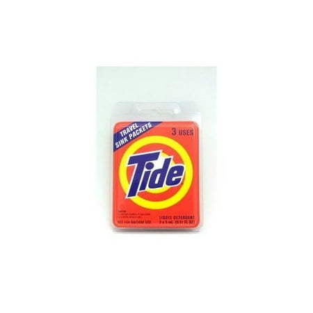 Tide 1-Load Travel Packet Liquid Detergent