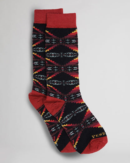 Forsythia Ridge  2Pk Wool Blend Crew Socks
