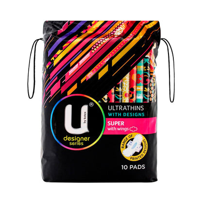 U BY KOTEX SPRM ULTR THIN OVRNT PAD 6X13