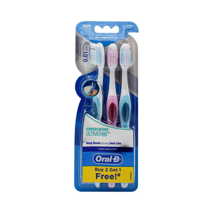 ORAL-B CRSSACTN MAX CLN MNL T/B SOFT 2CT