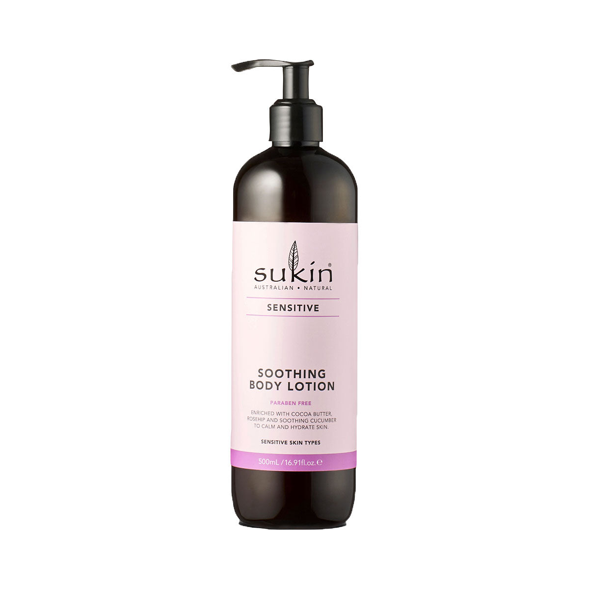 SUKIN BODY LOTION,BERG,PATCHOUL