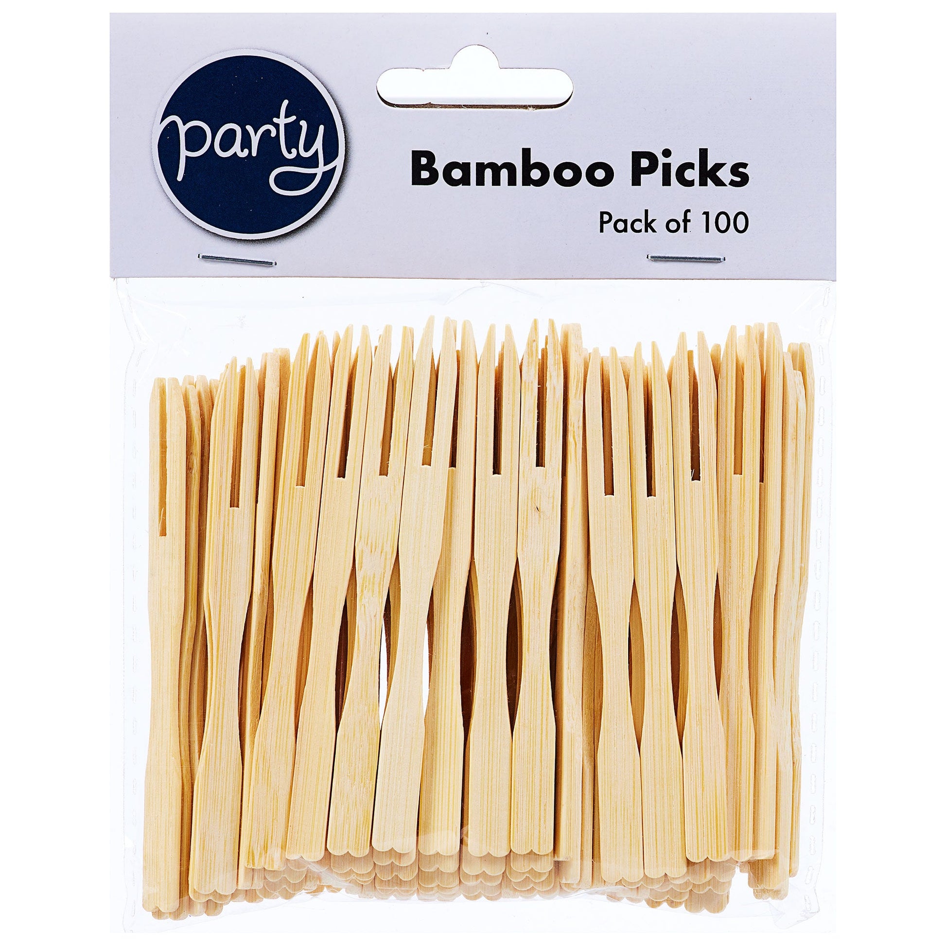 SENSATIONS 4" Natural Bamboo Picks, 50 count