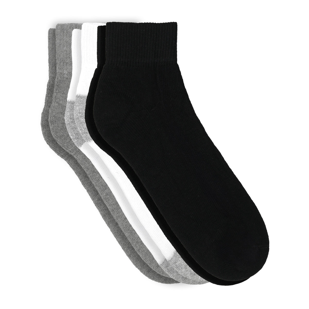 SOCKS MENS QTR SOCK 3PK