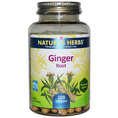 GINGER ROOT 1500MG CAP 100CT NAT TRU