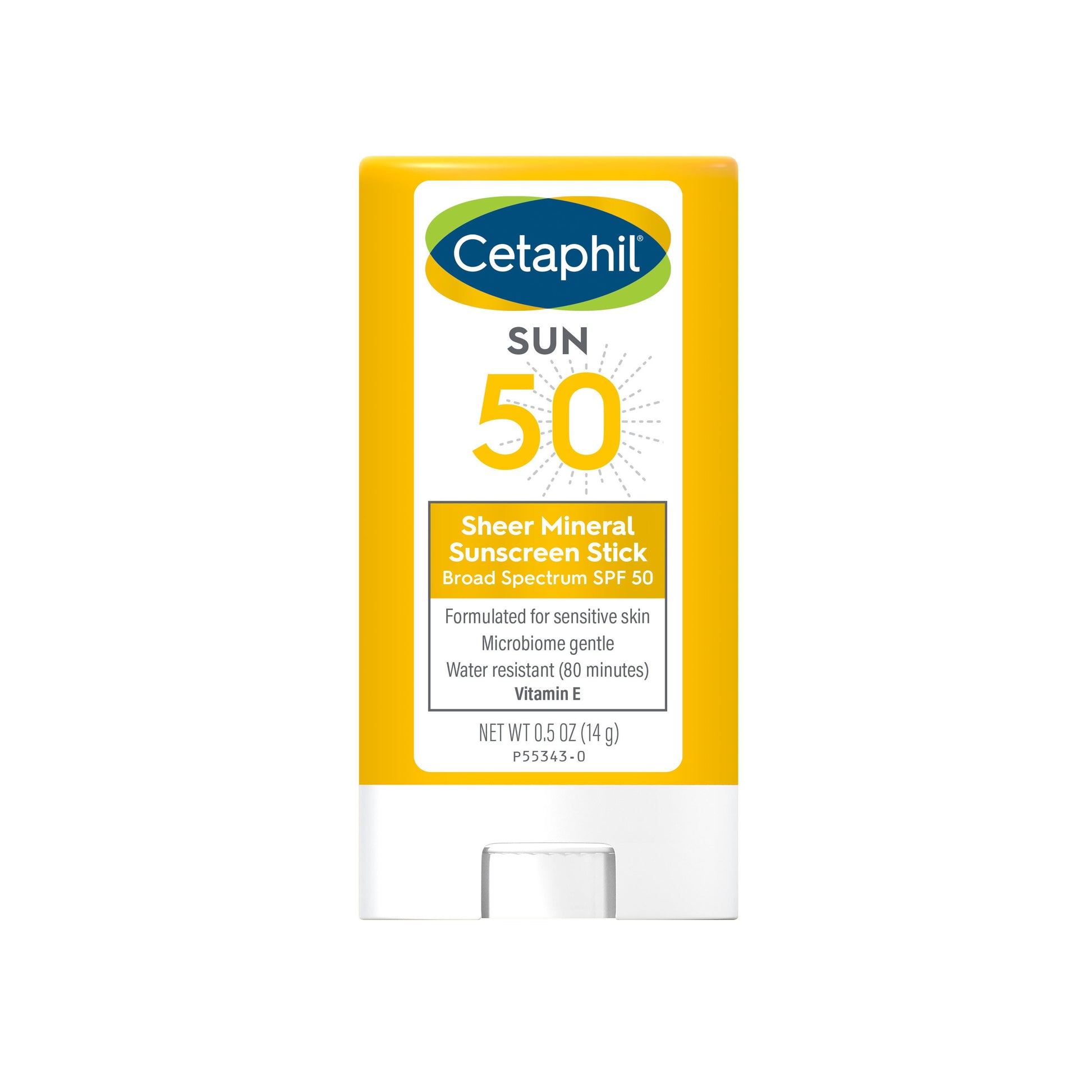 Cetaphil Sun Spf#50 Sheer Mineral Sunscreen Stick 0.5oz