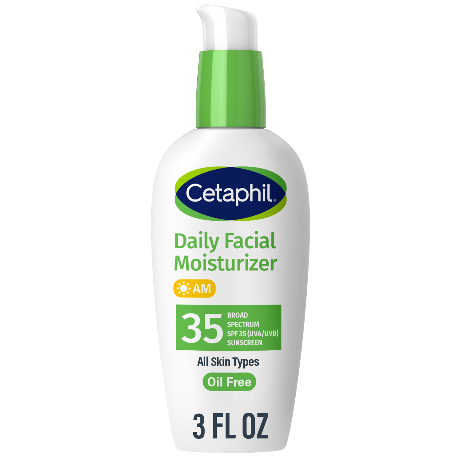 Cetaphil Daily Facial Am Moisturizr Oil-Free Spf#35 3oz