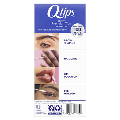 Q-Tips Cotton Swabs 30 Count Hygiene Shield Purse Pack(9in)