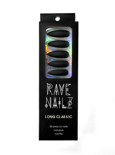 RAVE NAILZ Designer Press On Nails - Disco French