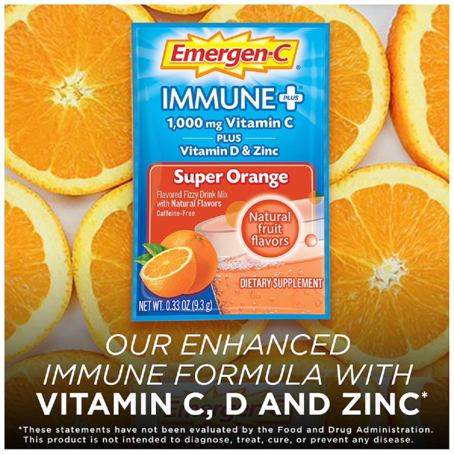 EMERGEN-C IMMUNE+ W/VIT D CITRUS 30CT
