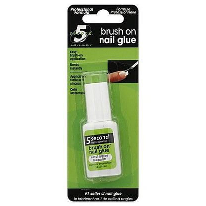 5 Second Nail Cosmetics Brush On Nail Glue