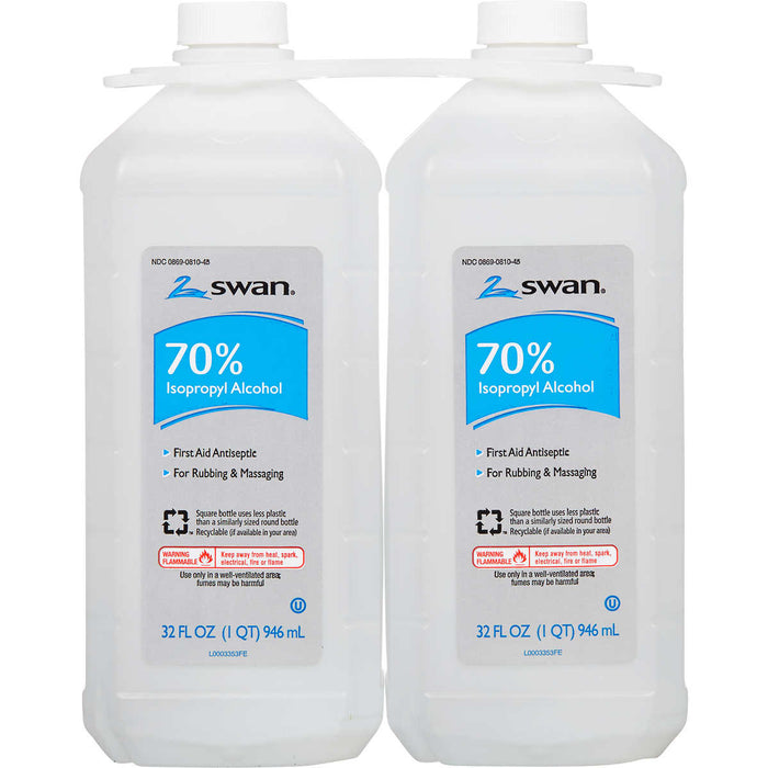 ALCOHOL ISOPROPYL 70% 12X16OZ SWAN