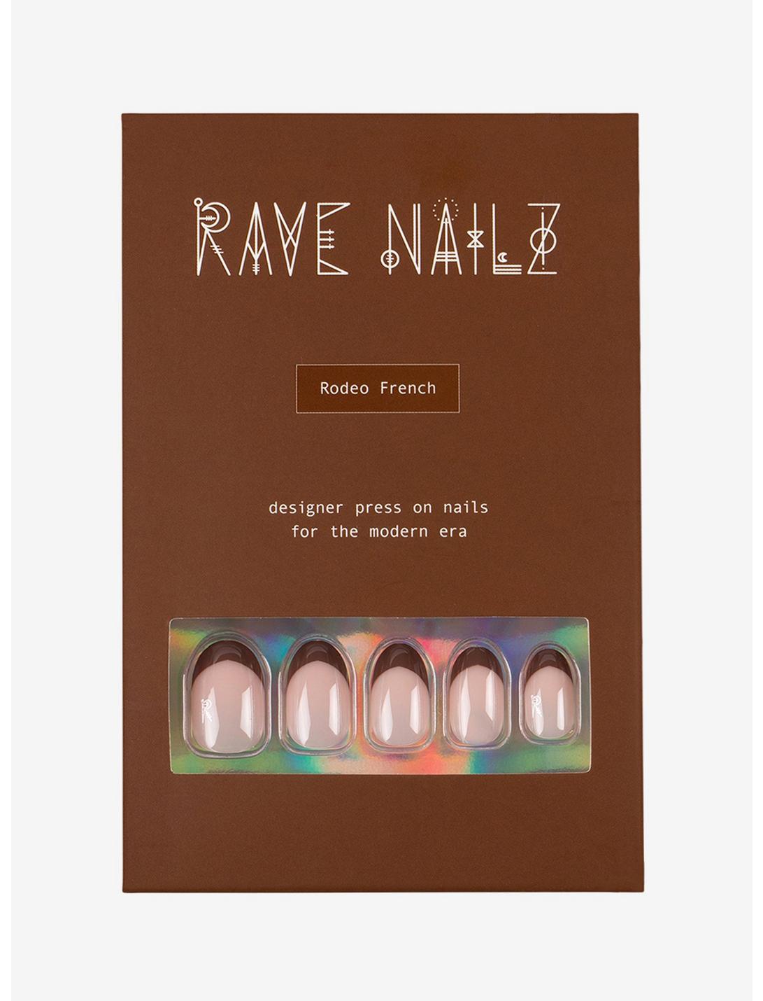 RAVE NAILZ Designer Press On Nails - Rodeo French