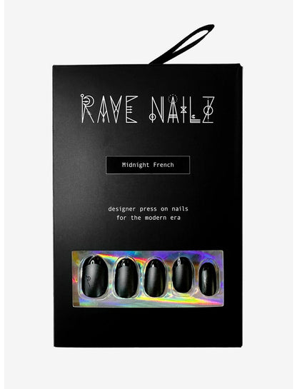 RAVE NAILZ Designer Press On Nails - Long Classic