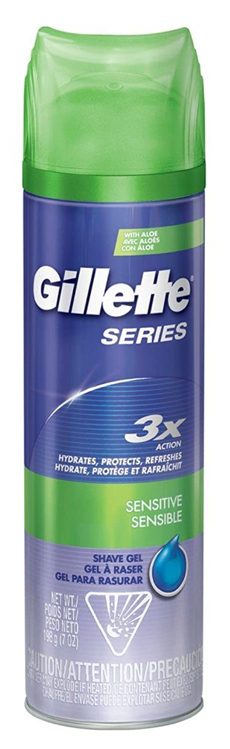 GILLETTE SERIES SHAVE GEL SENS 7OZ