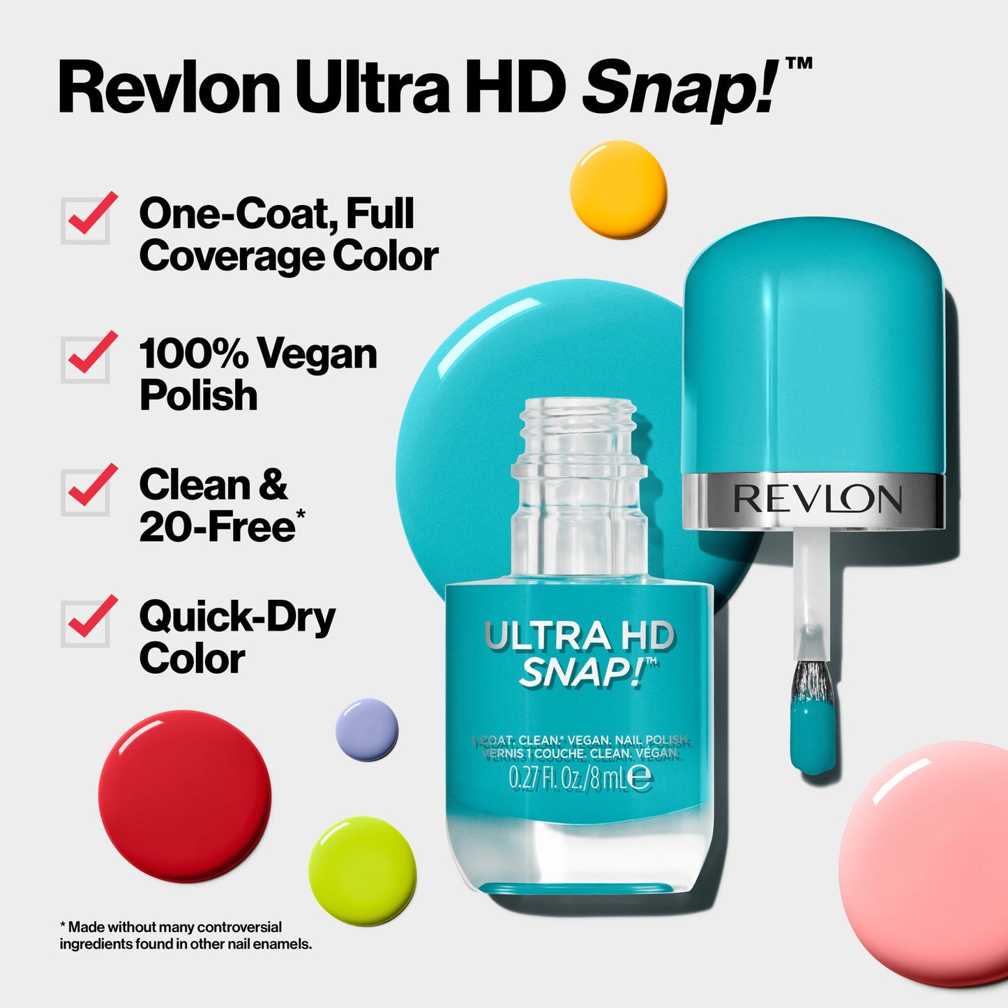 REVLON Ultra HD Snap Nail Polish - 028 Rule the World