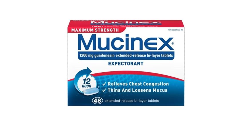 MUCINEX EXPECTORANT TABLET 40CT