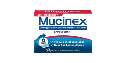 MUCINEX EXPECTORANT TABLET 20CT