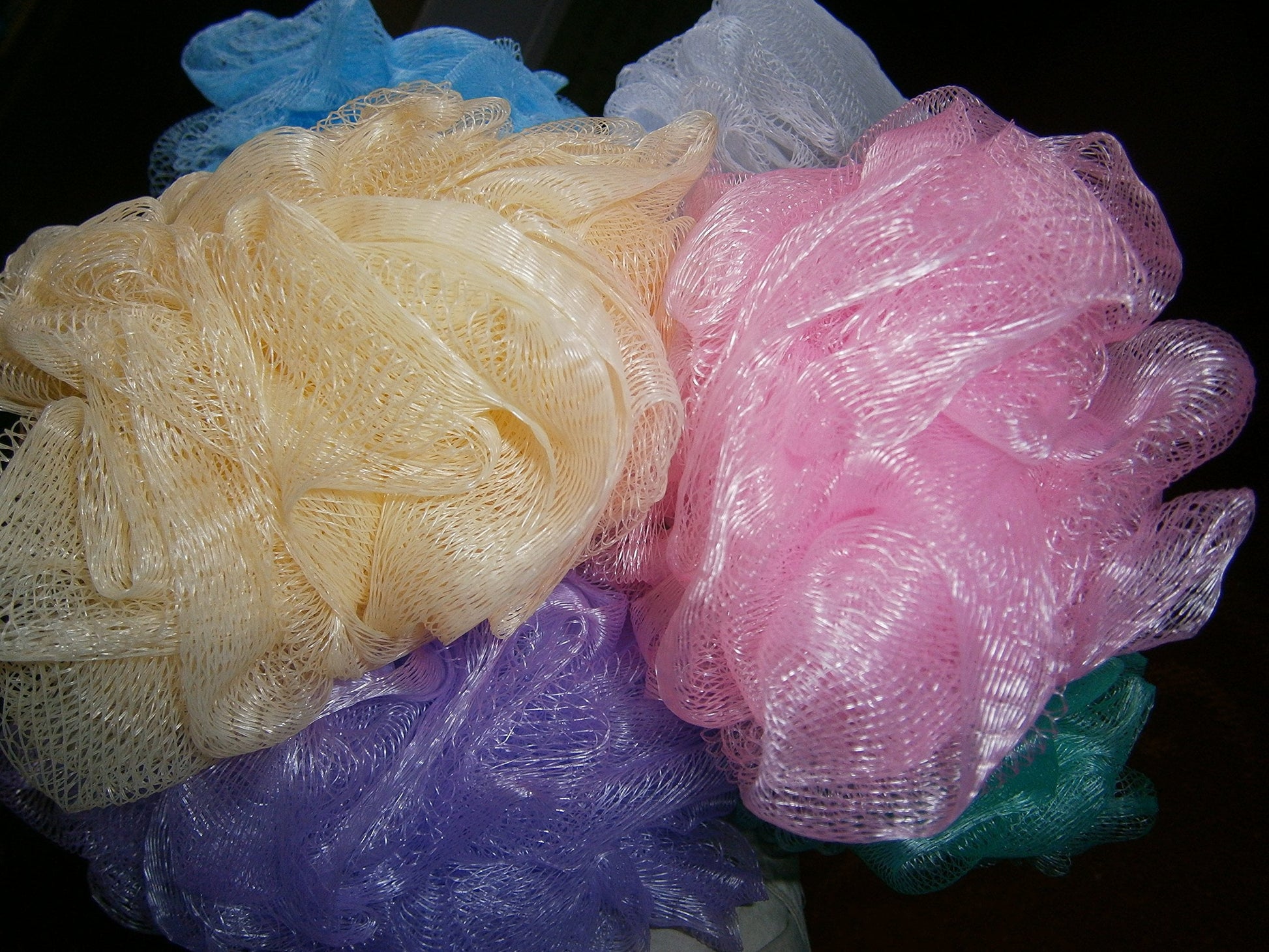 CLEANLOGIC Mesh Bath Sponge, Assorted