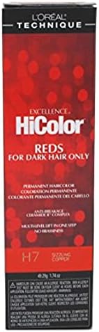 Loreal Excel Hicolor H07 Tube Sizzling Copper 1.74oz