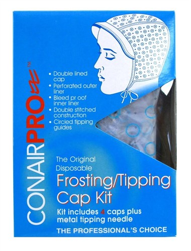 Conair Pro Frosting/Tipping Cap Kit 4 Count