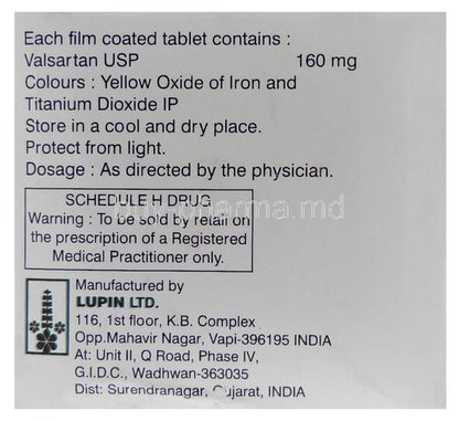 VALSARTAN SL 4MG/ML 120ML ORAL
