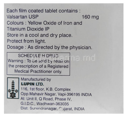 VALSARTAN SL 4MG/ML 120ML ORAL