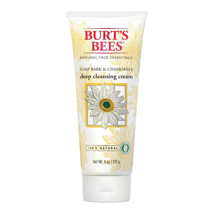 Burts Bees Deep Cleansing Cream 6oz Soap Bark/Chamomile