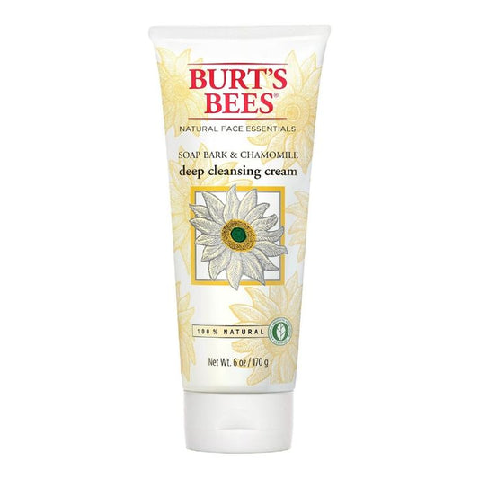 Burts Bees Deep Cleansing Cream 6oz Soap Bark/Chamomile