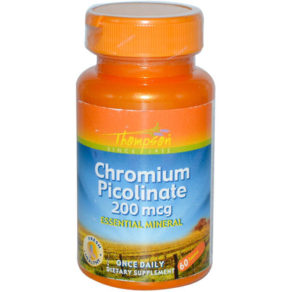 CHROMIUM PICOLINATE TB 200MCG 60