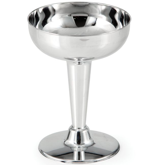 SENSATIONS 4 oz Plastic Champagne Coupe, 6 count