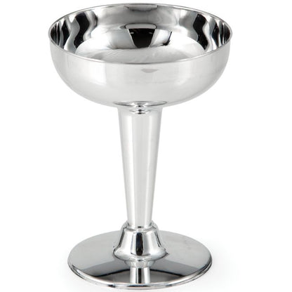 SENSATIONS 4 oz Plastic Champagne Coupe, 6 count
