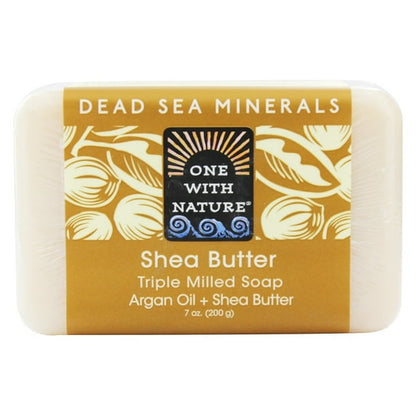 ONE WITH NATURE DEAD SEA BAR SOAP,SHEA BT
