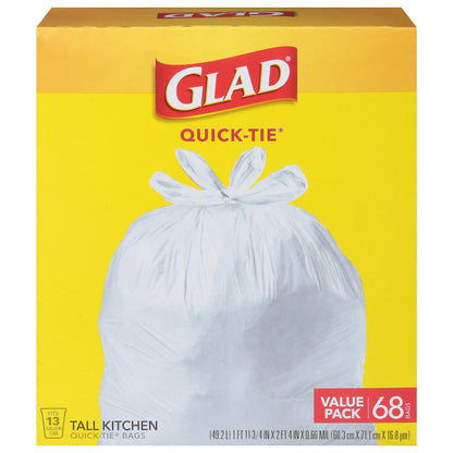 GLAD TKTCH DSTR CLEAR BG 6X45EA