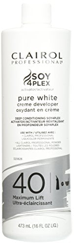 Clairol Pure White 40 Creme Developer Maximum Lift 16oz