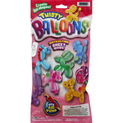 JA-RU Round Balloons - Assorted Colors, 20 count