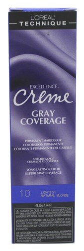 Loreal Excel Creme Color #10 Lightest Nat. Blonde 1.74oz