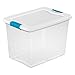 Sterilite 25 Quart Latching Box - Clear