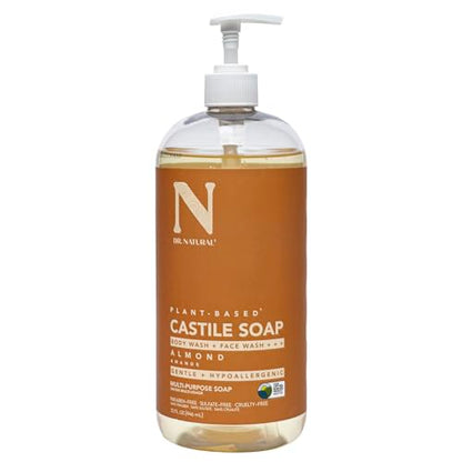 DR NATURAL CASTILE SOAP LQ 32OZ
