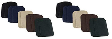 SINGER Iron-On Twill Patches, Assorted Dark Colors, 2 inch x 3 inch, Set of 10