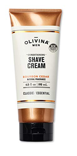 OLIVINA MEN SHAVE CREAM,BOURBON CEDAR