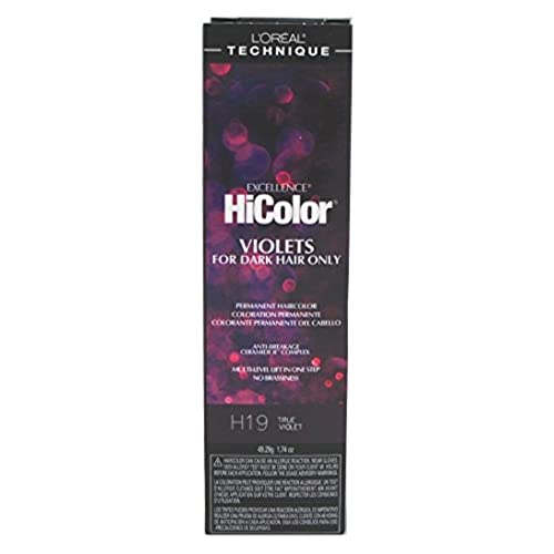 Loreal Excel Hicolor H19 Tube True Violet 1.74oz
