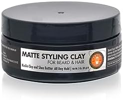 BEARD GUYZ Matte Styling Clay, 3 oz