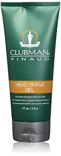 CLUBMAN HEAD SHAVE GEL     6 OZ