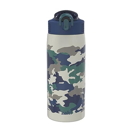 Zak Stainless Steel Vacuum Bottle - Spaceships, 14 oz