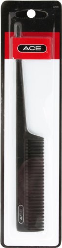ACE 8" Classic Tail Comb - Black