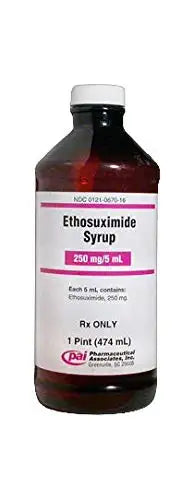 ETHOSUXIMIDE SR 250MG/5ML 473ML